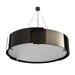 Arteriors - 89448 - Five Light Chandelier - Dante - Black Nickel