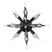 Varaluz - 311S04CB - Four Light Wall/Ceiling Light - Orbital - Carbon