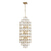 Varaluz - 329F14CG - 14 Light Foyer Pendant - Cubic - Calypso Gold