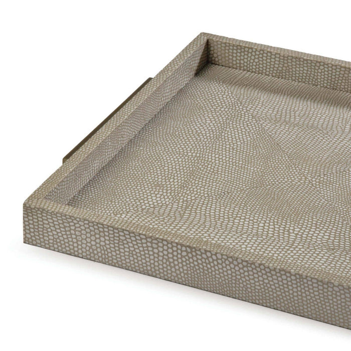 Regina Andrew - 20-1102IV - Serving Tray - Square - Ivory Grey