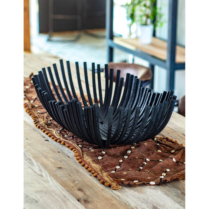 Regina Andrew - 20-1206 - Bowl - Webbed - Blackened Iron