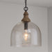 Capital Lighting - 336011YP-484 - One Light Pendant - Inglewood - Grey Wash and Dark Pewter