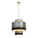 Varaluz - 323F04OG - Four Light Pendant - Cannery - Ombre Galvanized