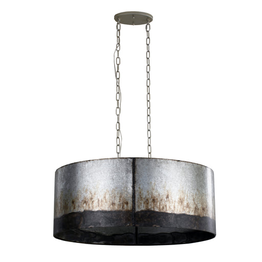 Varaluz - 323N06OG - Six Light Pendant - Cannery - Ombre Galvanized