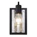 Varaluz - 336W01BL - One Light Wall Sconce - Abbey Rose - Black/Galvanized