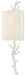 Currey and Company - 5000-0149 - One Light Wall Sconce - Baneberry - Gesso White