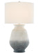 Currey and Company - 6000-0538 - One Light Table Lamp - Cazalet - Ash Ivory/Blue/Acrylic White