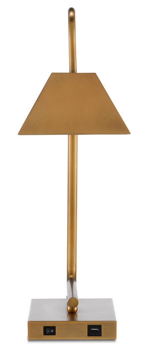 Currey and Company - 6000-0565 - Two Light Table Lamp - Hoxton - Light Antique Brass