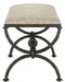 Currey and Company - 7000-0802 - Bench - Agora - Rustic Bronze