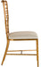 Currey and Company - 7000-0952 - Chair - Vinton - Gilt Bronze