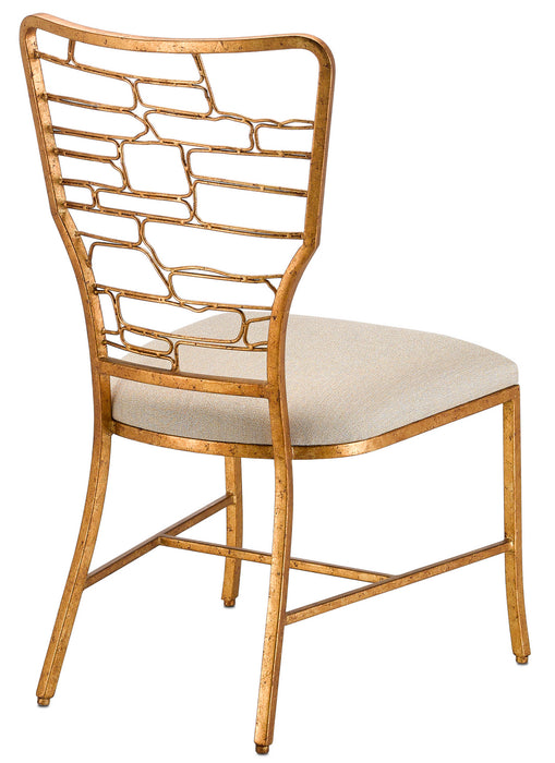 Currey and Company - 7000-0952 - Chair - Vinton - Gilt Bronze