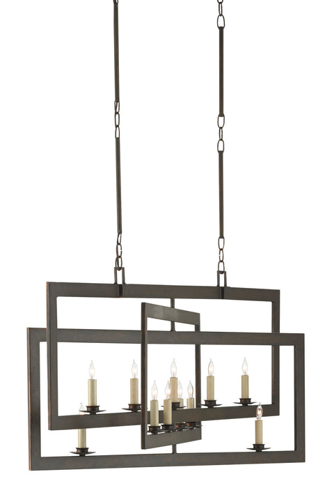 Currey and Company - 9000-0525 - 11 Light Chandelier - Middleton - Bronze Gold