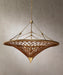 Currey and Company - 9000-0560 - Four Light Chandelier - Gaborone - Natural/Contemporary Gold Leaf