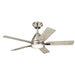 Kichler - 330090BSS - 44"Ceiling Fan - Arvada - Brushed Stainless Steel