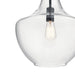 Kichler - 42046BK - One Light Pendant - Everly - Black