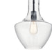 Kichler - 42141BK - One Light Pendant - Everly - Black