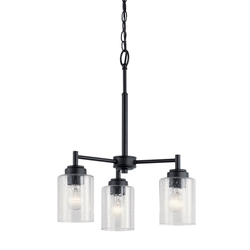 Kichler - 44029BK - Three Light Mini Chandelier - Winslow - Black