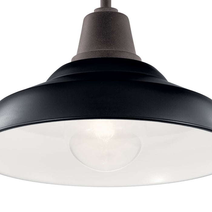 Kichler - 49992BK - One Light Outdoor Pendant/Semi Flush Mount - Pier - Black