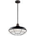 Kichler - 49993BK - One Light Outdoor Pendant/Semi Flush Mount - Pier - Black