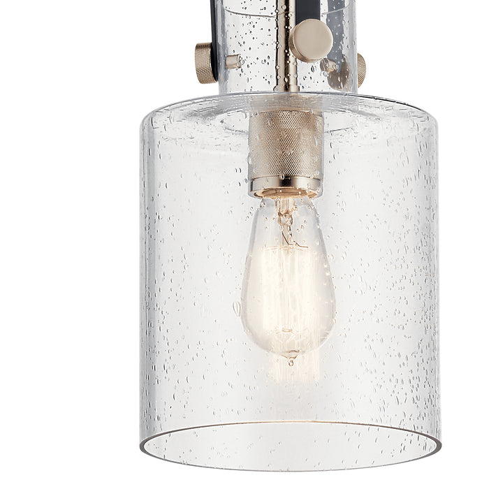 Kichler - 52035PN - One Light Pendant - Kitner - Polished Nickel