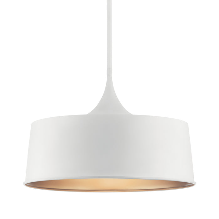 Kichler - 52097WH - One Light Pendant/Semi Flush Mount - Elias - White