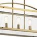 Kichler - 52123BNB - Five Light Linear Chandelier - Darton - Brushed Natural Brass