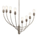 Kichler - 52255CLP - Eight Light Chandelier - Hatton - Classic Pewter