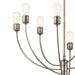 Kichler - 52255CLP - Eight Light Chandelier - Hatton - Classic Pewter