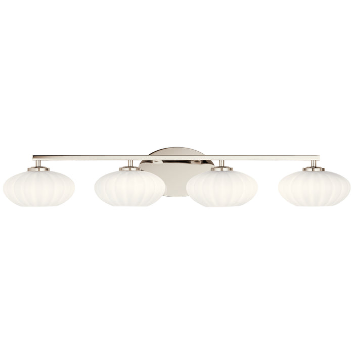 Kichler - 55026PN - Four Light Bath - Pim - Polished Nickel