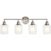 Kichler - 55048NI - Four Light Bath - Lynn Haven - Brushed Nickel