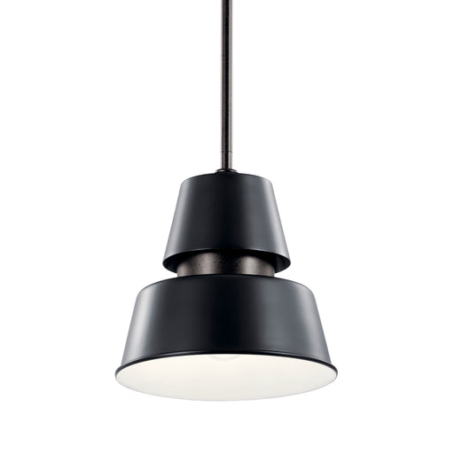 Kichler - 59003BK - One Light Outdoor Pendant - Lozano - Black