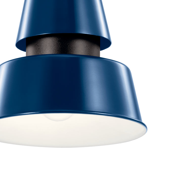 Kichler - 59003CBL - One Light Outdoor Pendant - Lozano - Catalina Blue