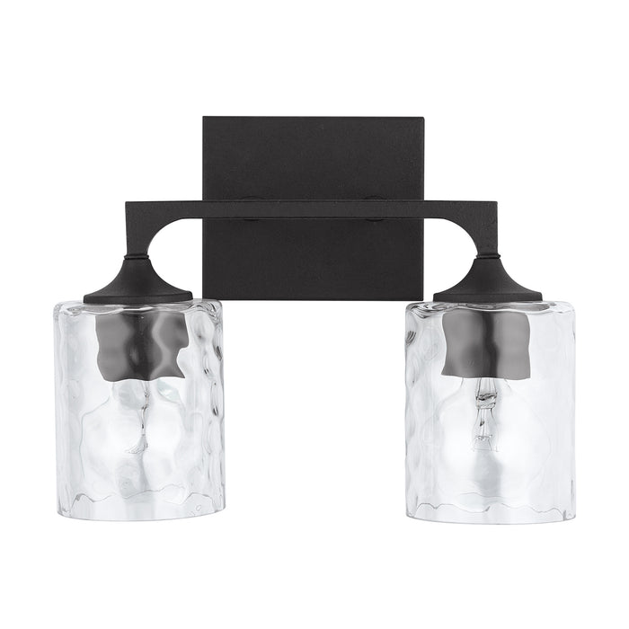 Capital Lighting - 137321BI-486 - Two Light Vanity - Clint - Black Iron