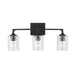 Capital Lighting - 137331BI-486 - Three Light Vanity - Clint - Black Iron