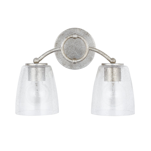 Capital Lighting - 137921AS-488 - Two Light Vanity - Oran - Antique Silver