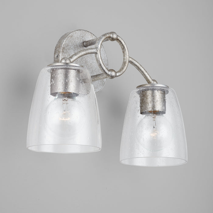 Capital Lighting - 137921AS-488 - Two Light Vanity - Oran - Antique Silver