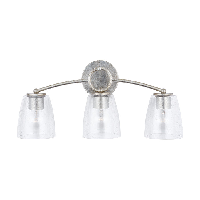 Capital Lighting - 137931AS-488 - Three Light Vanity - Oran - Antique Silver