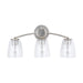 Capital Lighting - 137931AS-488 - Three Light Vanity - Oran - Antique Silver