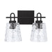 Capital Lighting - 138322BI-492 - Two Light Vanity - Fenton - Black Iron