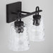 Capital Lighting - 138322BI-492 - Two Light Vanity - Fenton - Black Iron