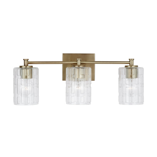 Capital Lighting - 138331AD-491 - Three Light Vanity - Emerson - Aged Brass