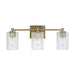 Capital Lighting - 138331AD-491 - Three Light Vanity - Emerson - Aged Brass