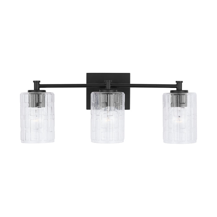 Capital Lighting - 138331MB-491 - Three Light Vanity - Emerson - Matte Black