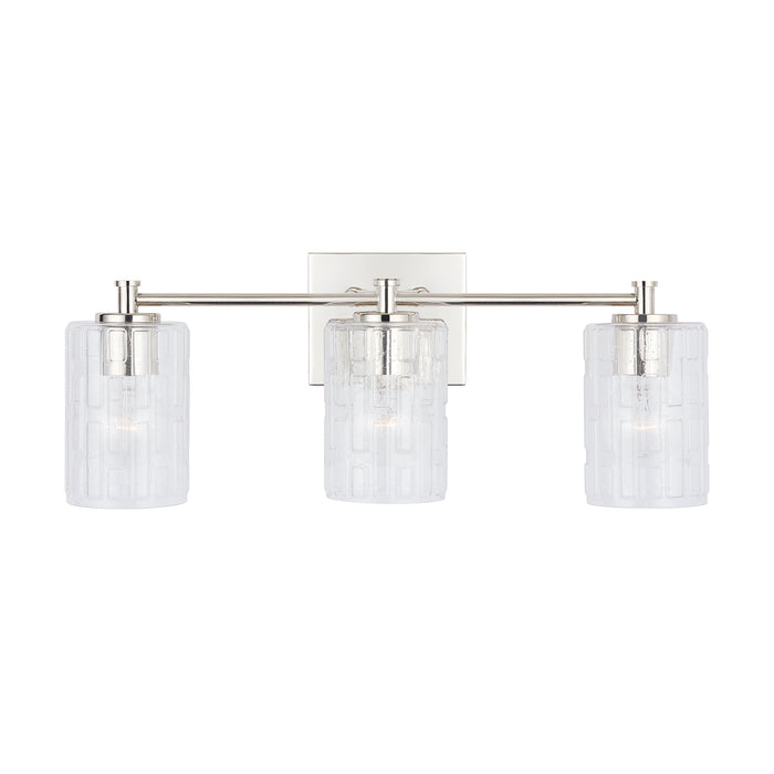 Capital Lighting - 138331PN-491 - Three Light Vanity - Emerson - Polished Nickel