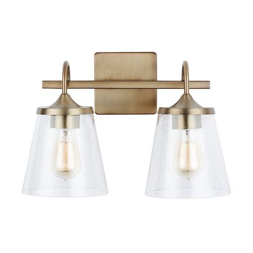 Capital Lighting - 139122AD-496 - Two Light Vanity - Jayne - Aged Brass