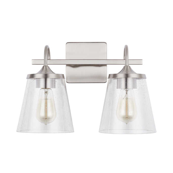 Capital Lighting - 139122BN-496 - Two Light Vanity - Jayne - Brushed Nickel