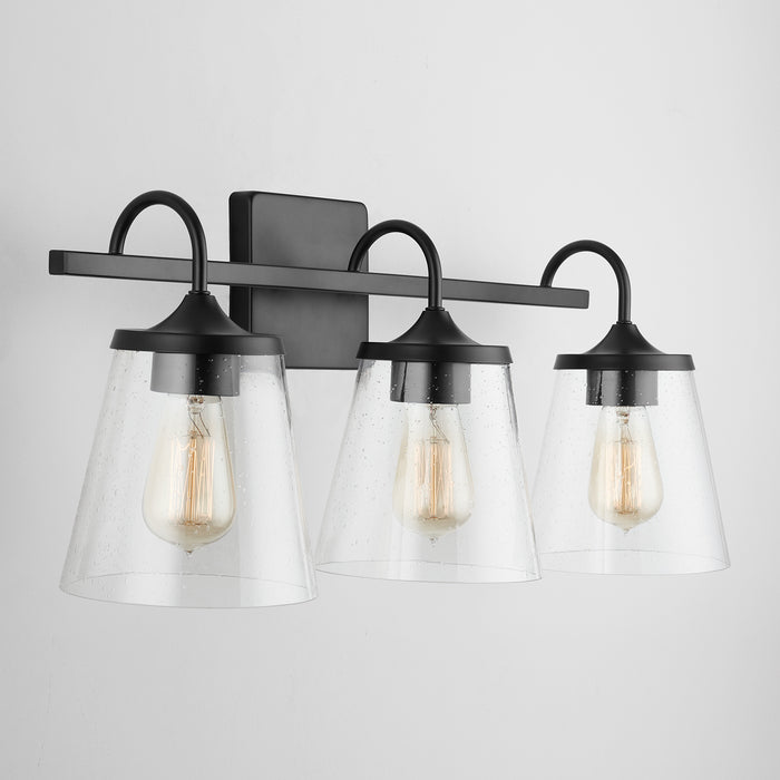 Capital Lighting - 139132MB-496 - Three Light Vanity - Jayne - Matte Black