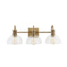 Capital Lighting - 139133AD-497 - Three Light Vanity - Cassidy - Aged Brass