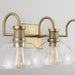 Capital Lighting - 139133AD-497 - Three Light Vanity - Cassidy - Aged Brass