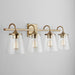 Capital Lighting - 139142AD-496 - Four Light Vanity - Jayne - Aged Brass